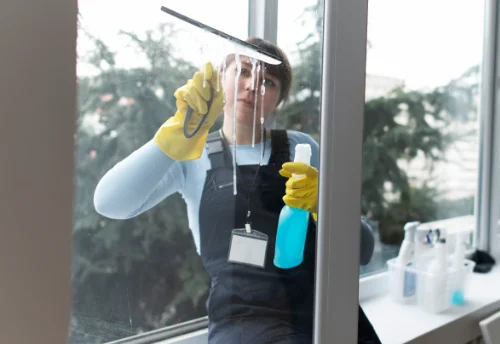 Nettoyage de vitres intérieures et extérieures à Alleuze